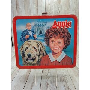 Vintage Alladdin 1981 ANNIE Comic & Movie Lunchbox No Thermos No Handle